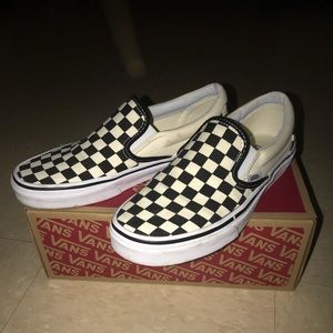 Size 9 Checkered Vans